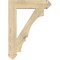 Ekena Millwork Balboa Arts & Crafts Rough Sawn Bracket, Douglas Fir, 6"W x 32"D x 44"H BKT06X32X44BOA03RDF - alternate 2